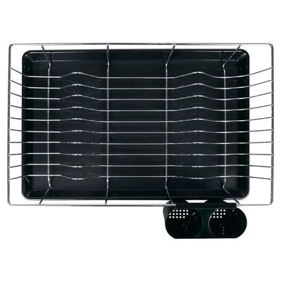 Escorredor Louca 8214 18 Pratos Preto Mor