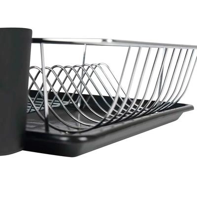 Escorredor Louca 8214 18 Pratos Preto Mor