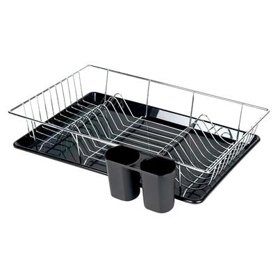 Escorredor Louca 8214 18 Pratos Preto Mor