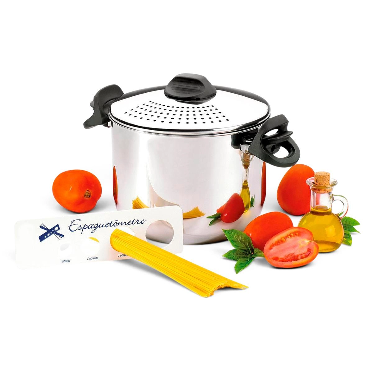Espagueteira em inox 5 L - Forma