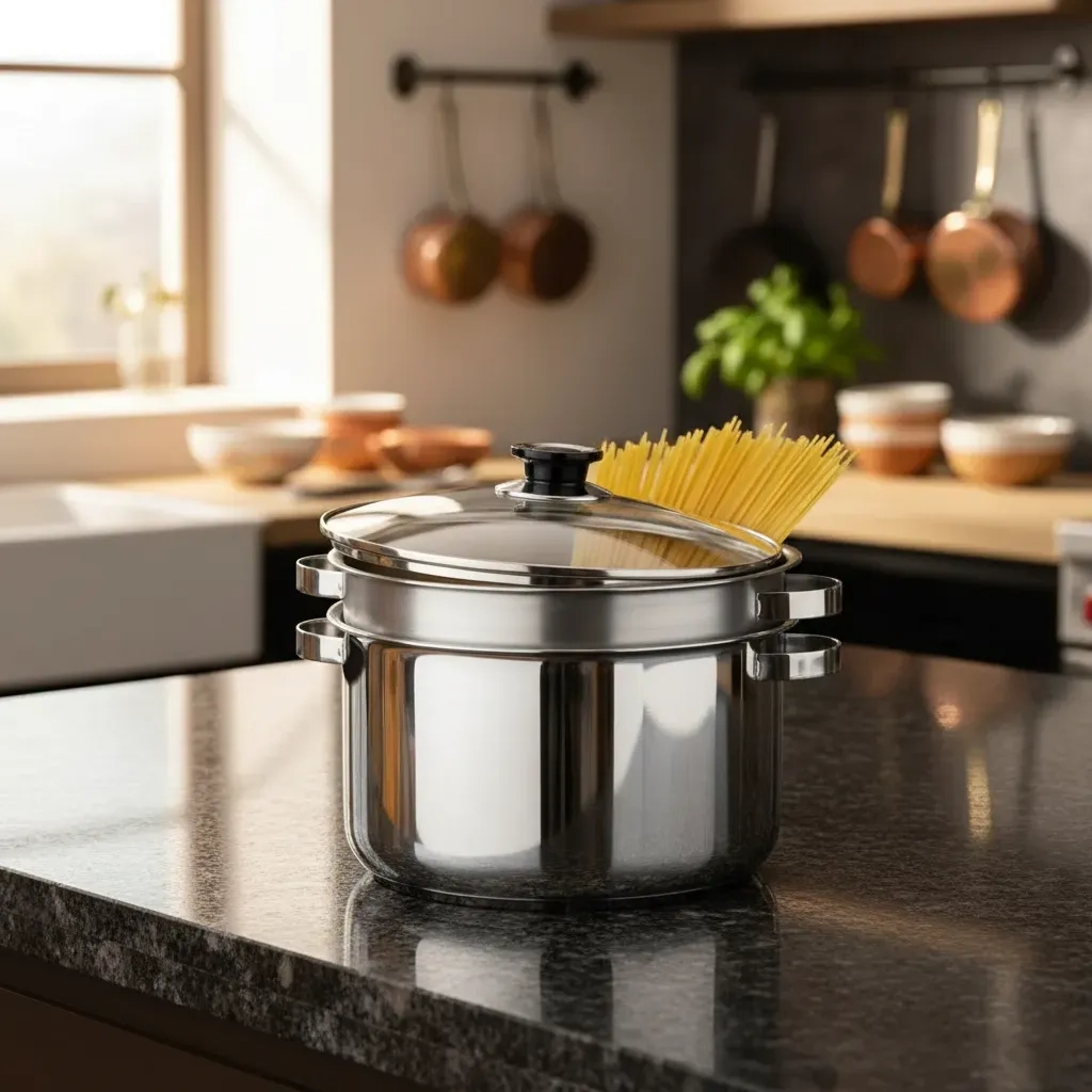 Espagueteira em inox 6,8 L - Forma