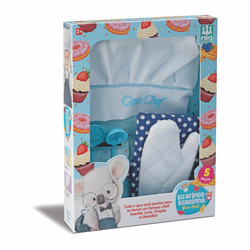 Eu Brinco de Casinha Gran Chef Nig - Azul 