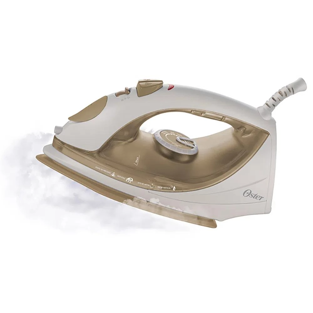 Ferro a Vapor 220 V Oster - Branco e Dourado 