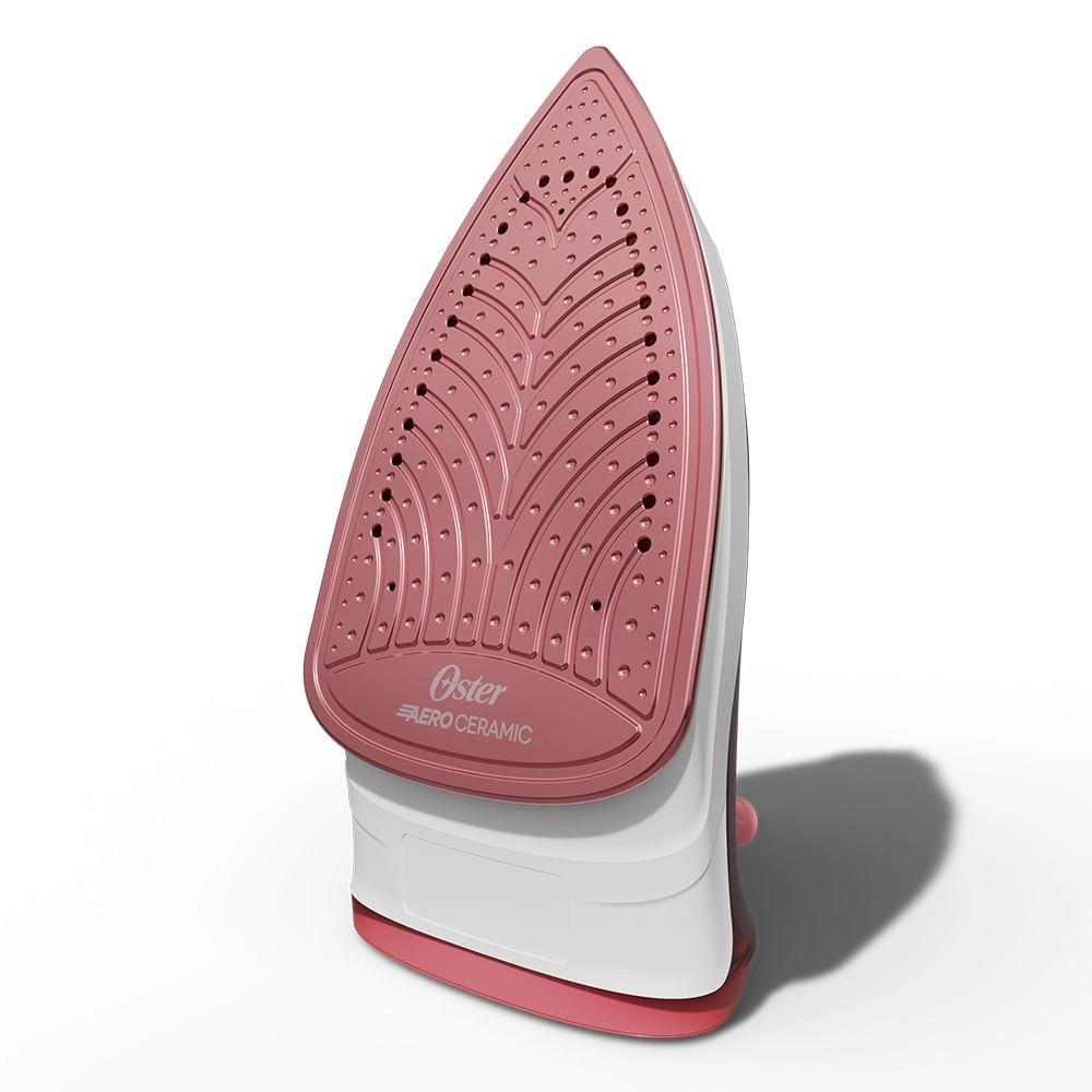 FERRO VAPOR GCSTBS5053057 BASE CERAMICA BRANCO/ROSA 220V OSTER