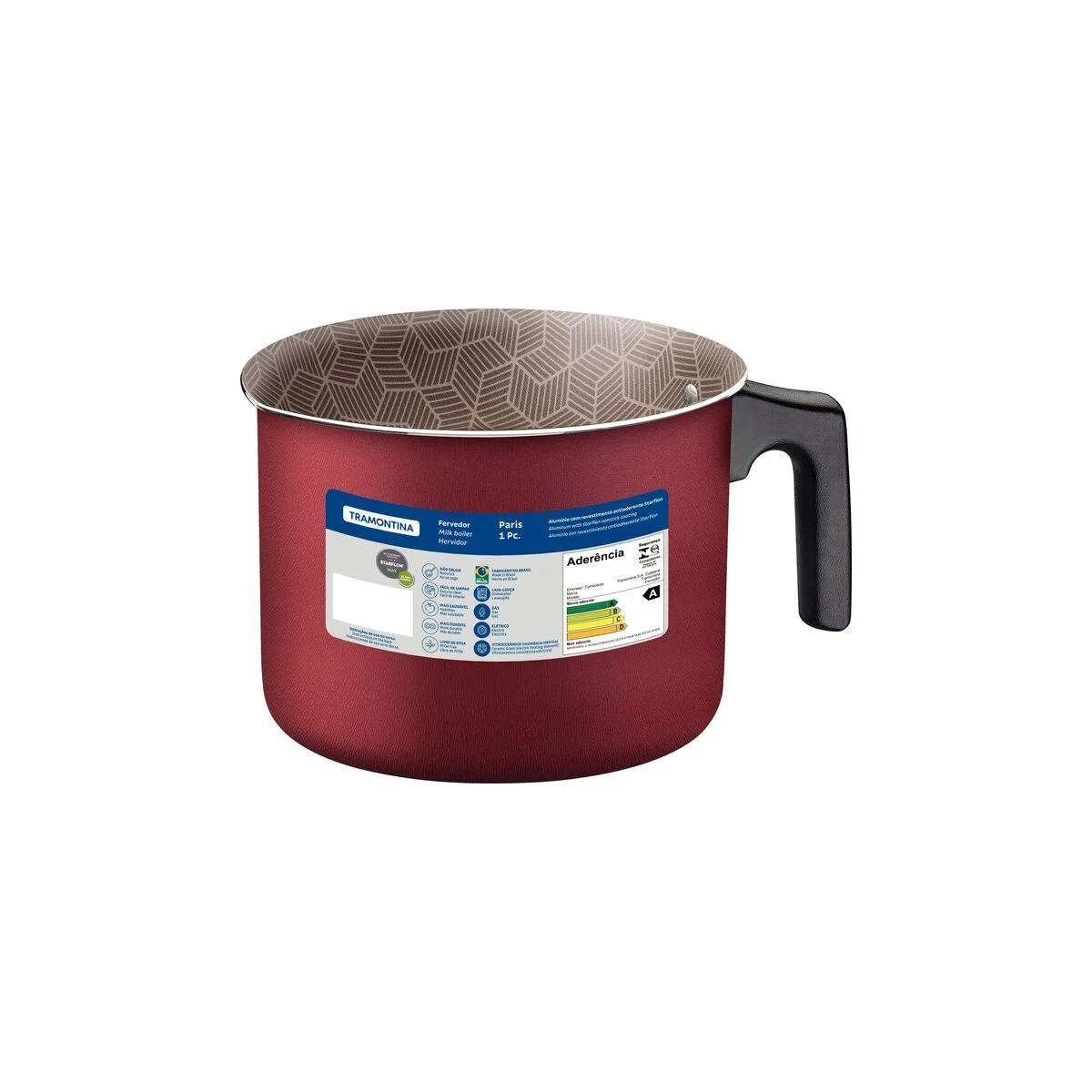 Fervedor Paris 16cm 2,7lts Vermelho Tramontina