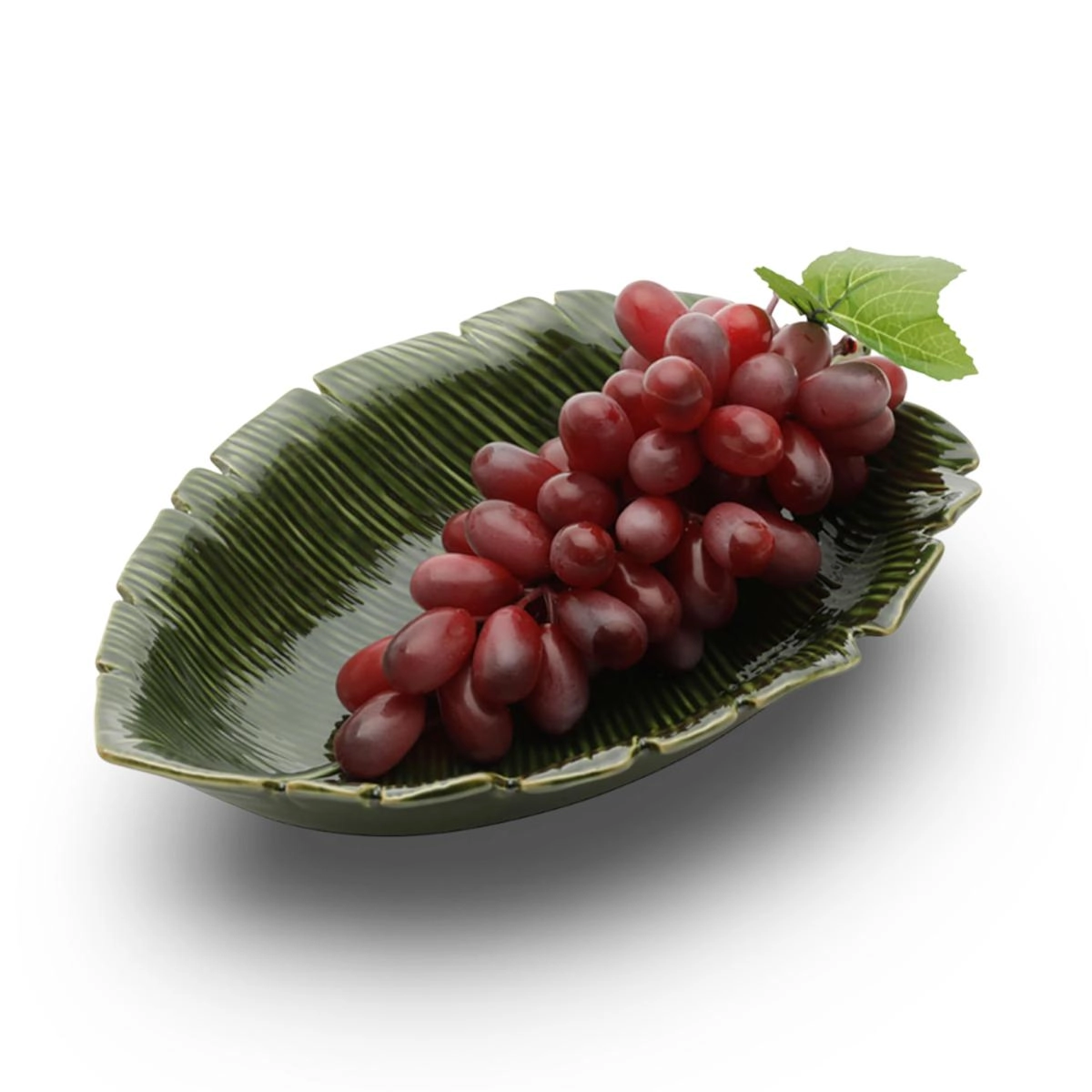 Folha Decorativa Banana Leaf Cerâmica Lyor Design - Verde 