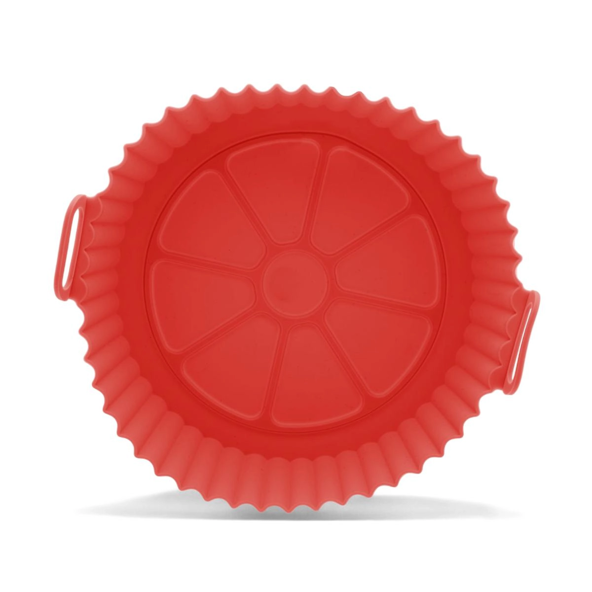 Forma Air Fryer Redonda Silicone 19cm Lyor Design- Vermelha