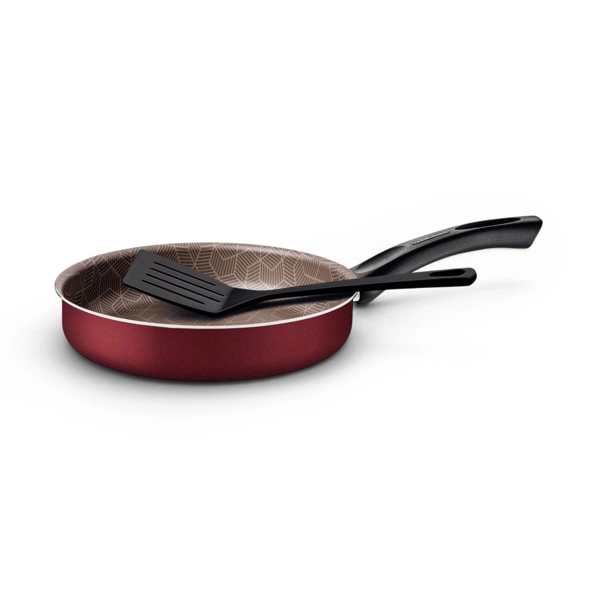 Frigideira Reta Paris 22 cm 1,7 Litros com Espátula Tramontina - Vermelho