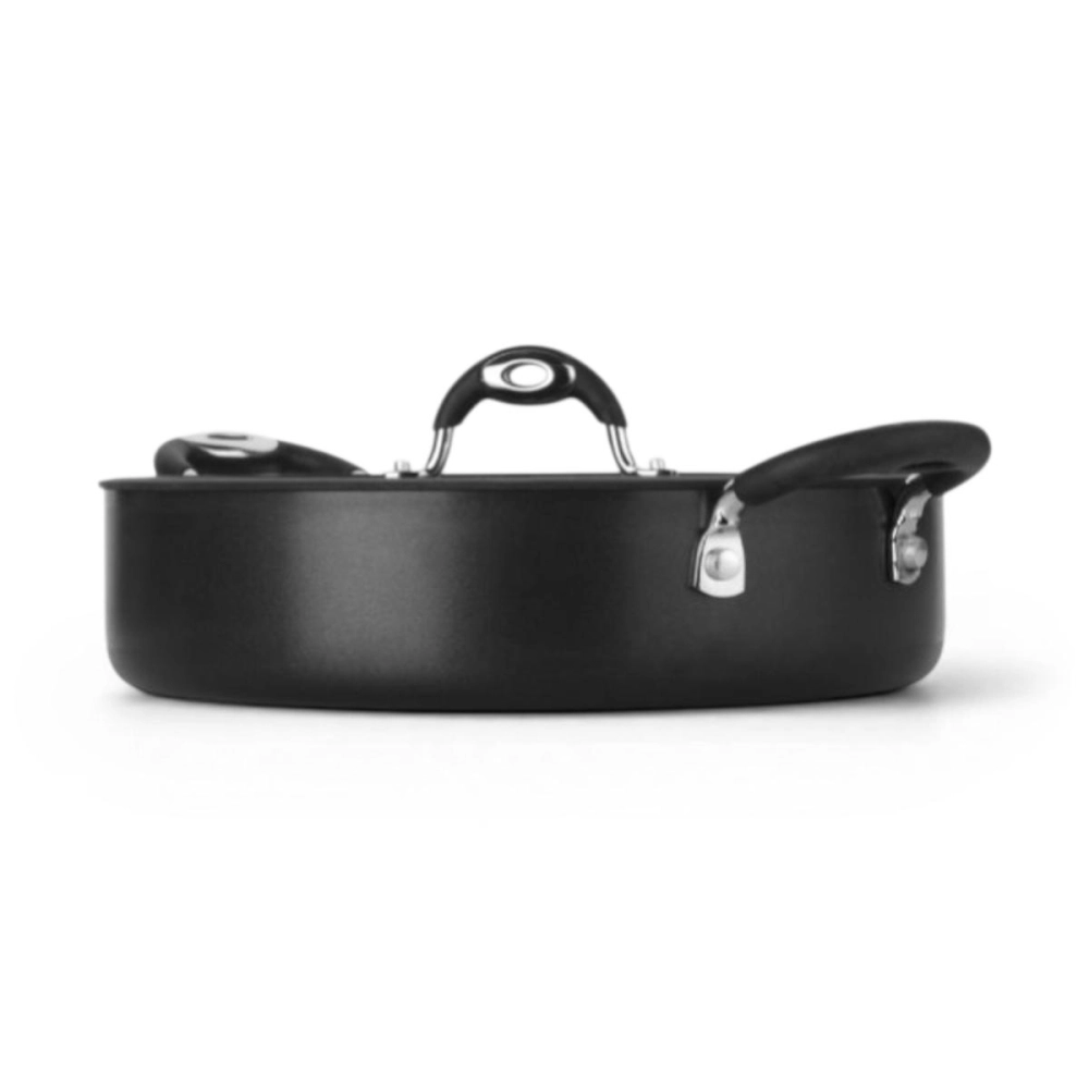 Frigideira Tegame 30 cm com Tampa de Vidro Multiflon 