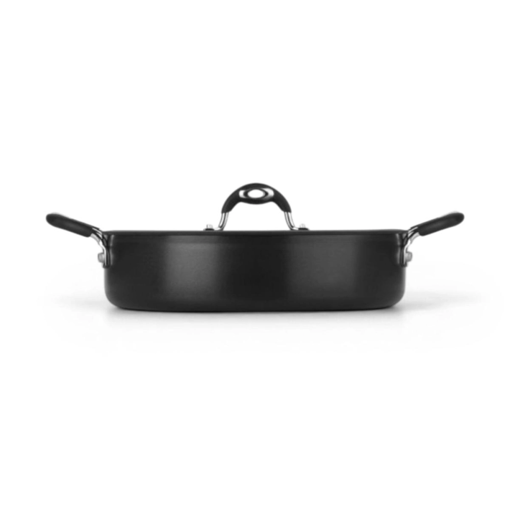 Frigideira Tegame 30 cm com Tampa de Vidro Multiflon 