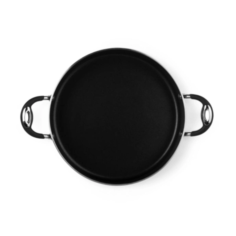 Frigideira Tegame 30 cm com Tampa de Vidro Multiflon 