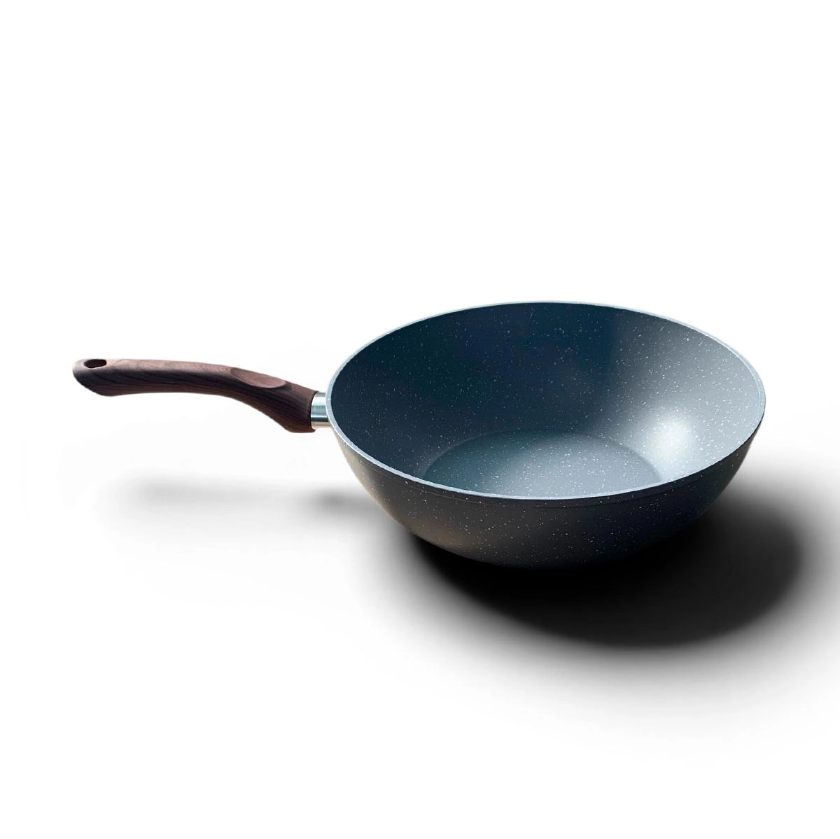 Frigideira wok de indução com tampa de vidro Verona cinza 4,3 L - Vista Home