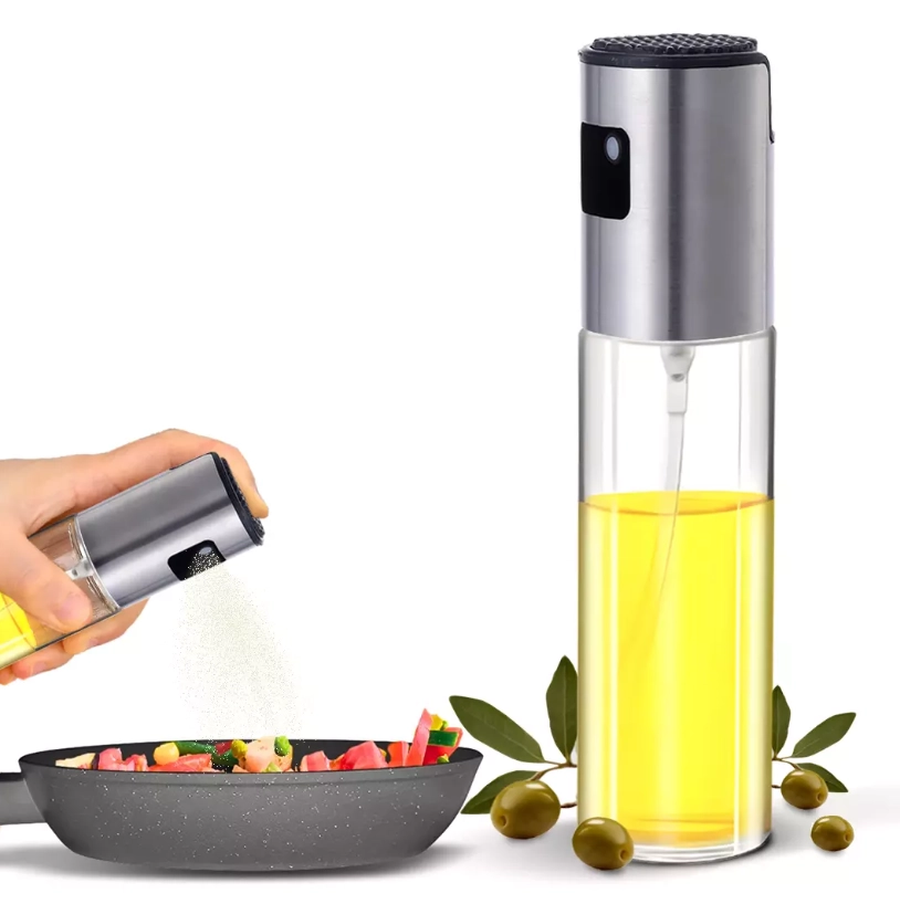 GALHETEIRO SPRAY D1536 100ML VIDRO/INOX DOLCE HOME