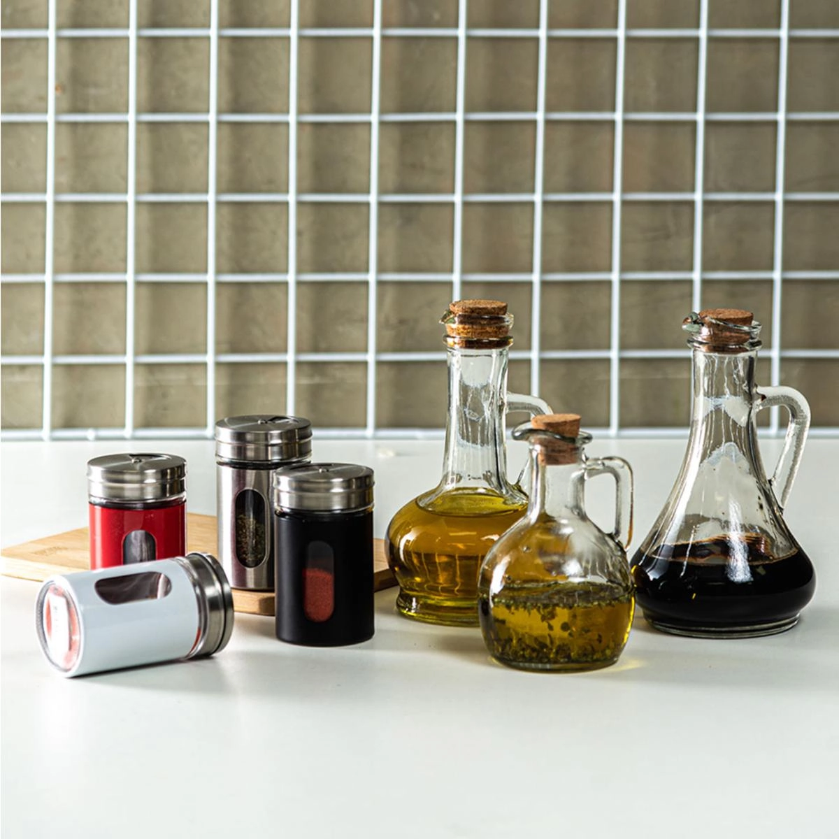 Galheteiro Vidro com Tampa 230 ml Lyor Design