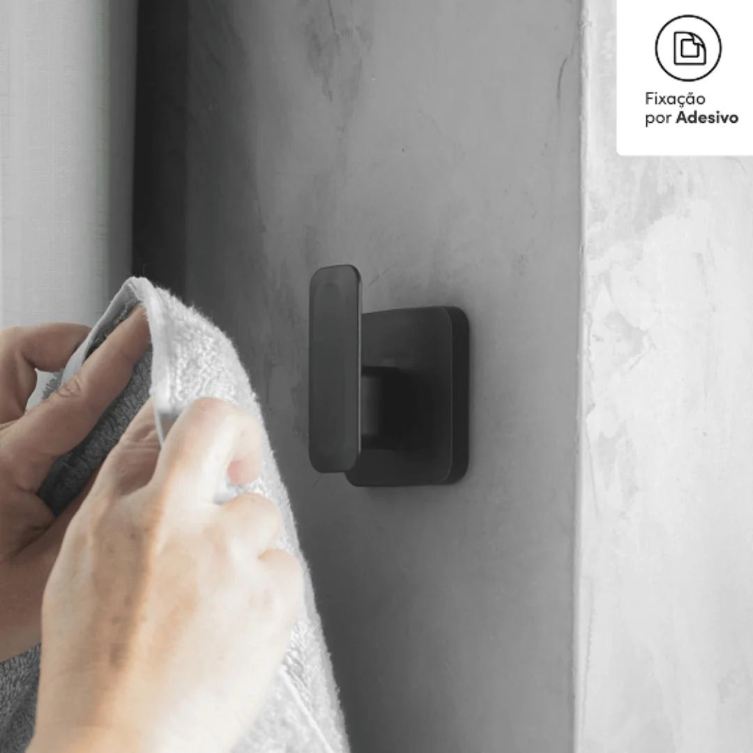 GANCHO PAREDE GPE100 ELEVE PRETO FECHADO MARTIPLAST OU