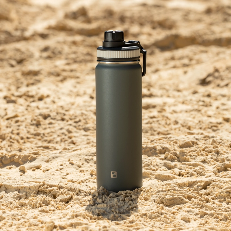 Garrafa Termica Everest 650ml Soprano- Cinza