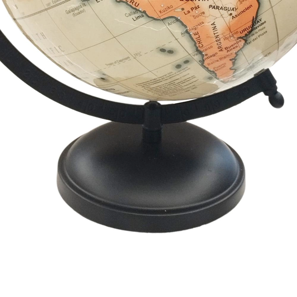 Globo Ptolomeu Base Metal Mai Home