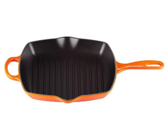 Grelha quadrada 26 cm Signature laranja - Le Creuset