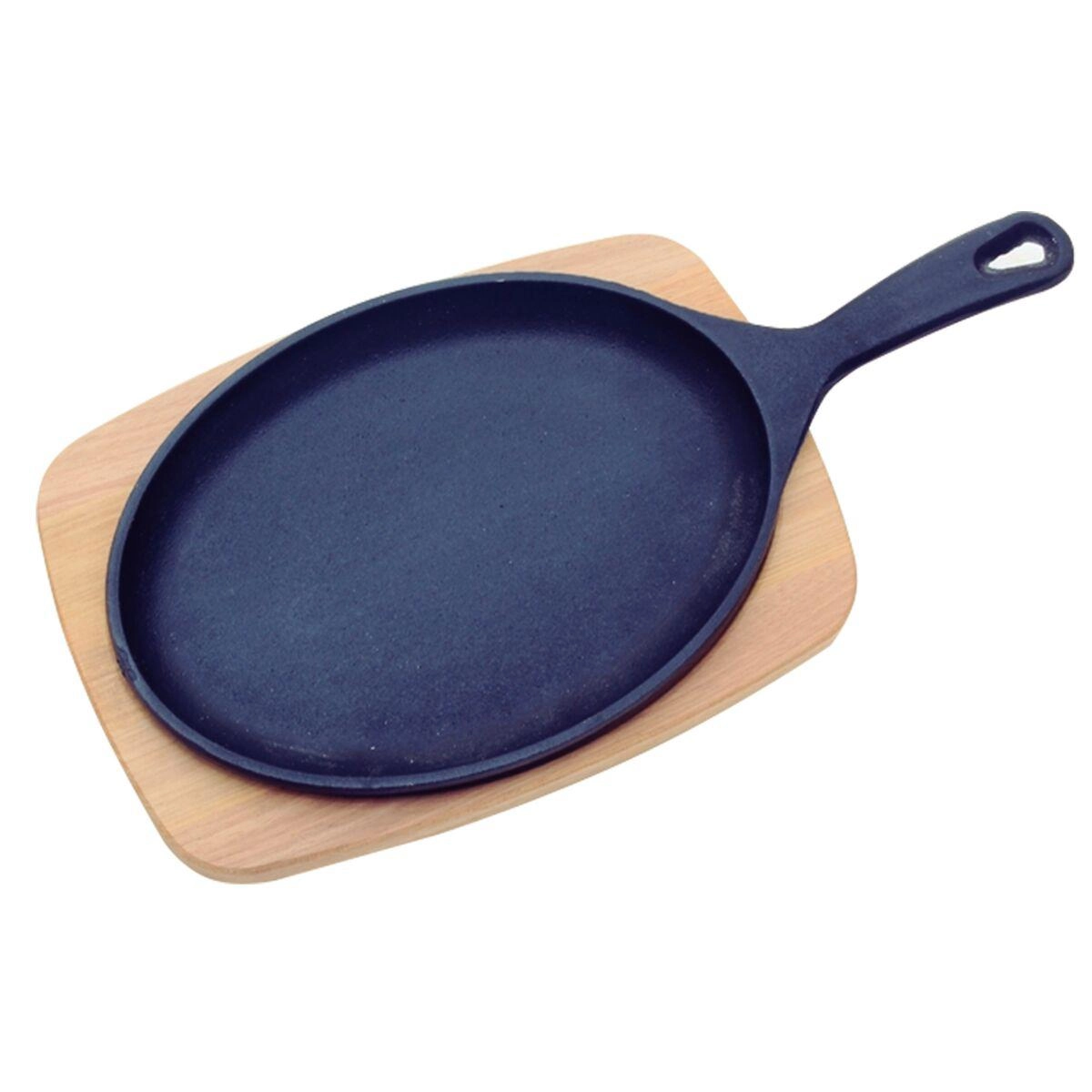 Grill C/ Tabua Teca Oval Ferro Tramontina