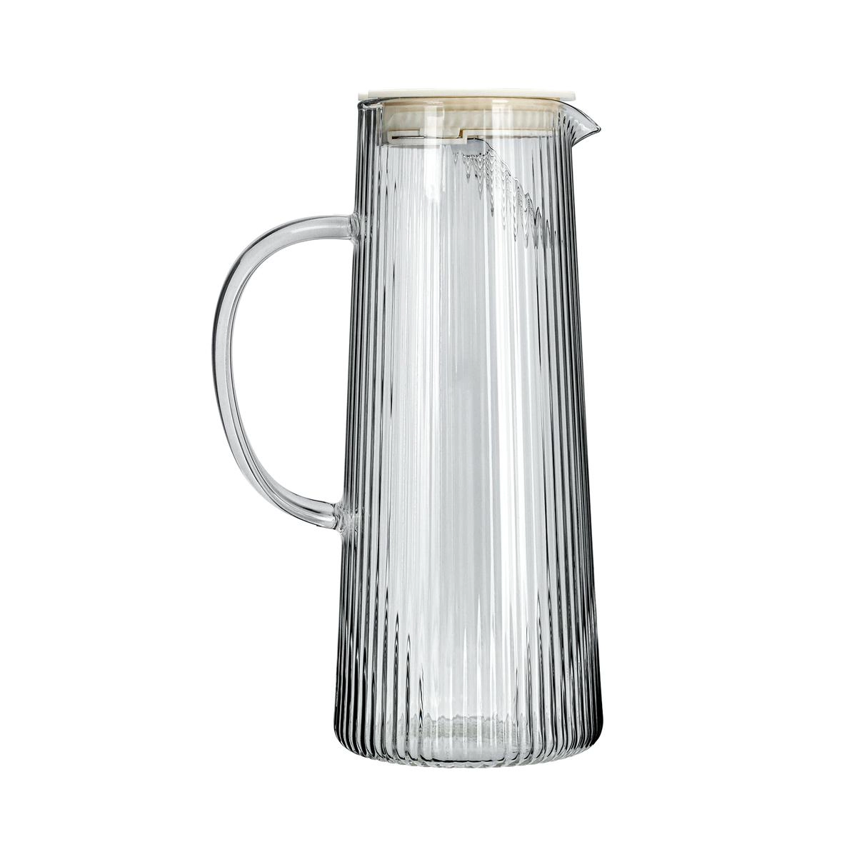 Jarra Quartzo 1,2 Litros Borosilicato com Tampa Yangzi
