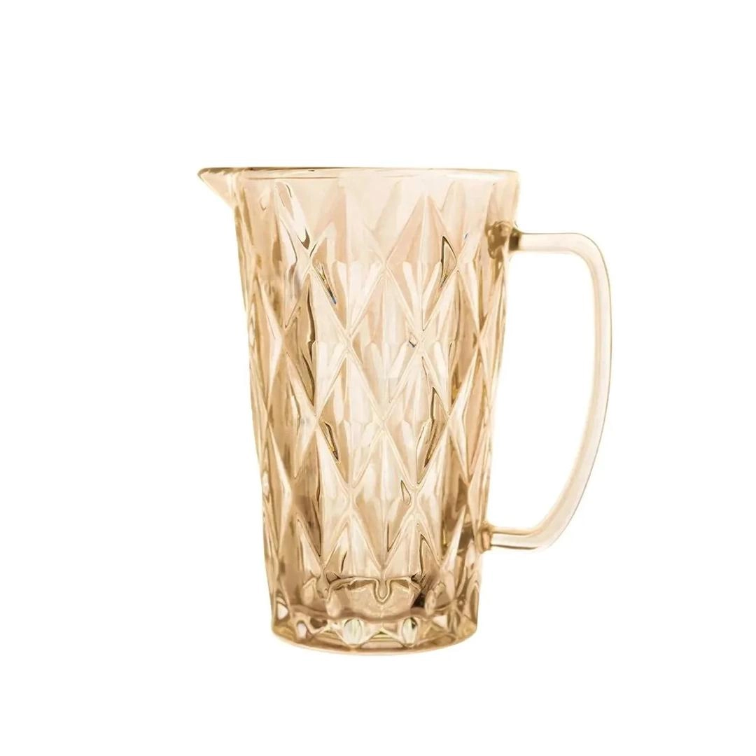 Jarra stella âmbar de vidro com alça 1,2l - Vista Home
