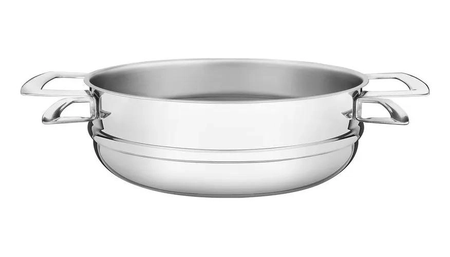 Conjunto de panelas brava 10 peças em aço inox com fundo triplo indução - Tramontina