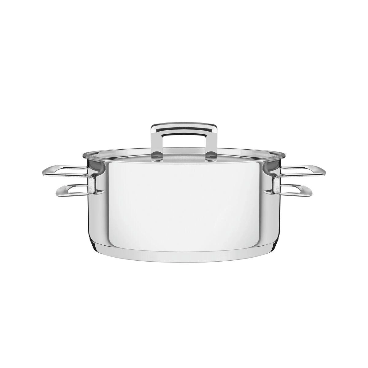 Conjunto de panelas brava 10 peças em aço inox com fundo triplo indução - Tramontina