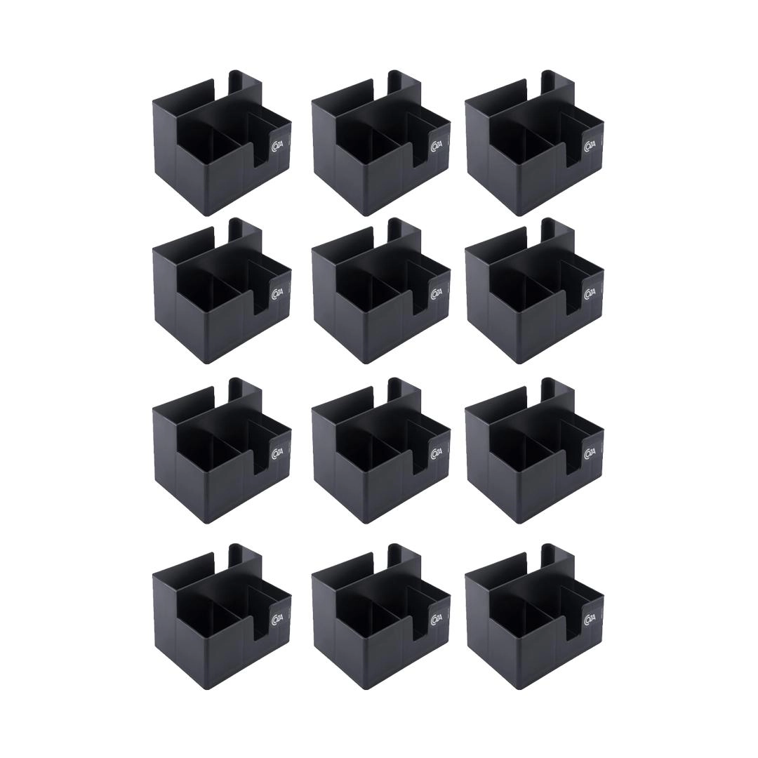 Kit 12 Porta Guardanapo e Sachê Coza - Preto 