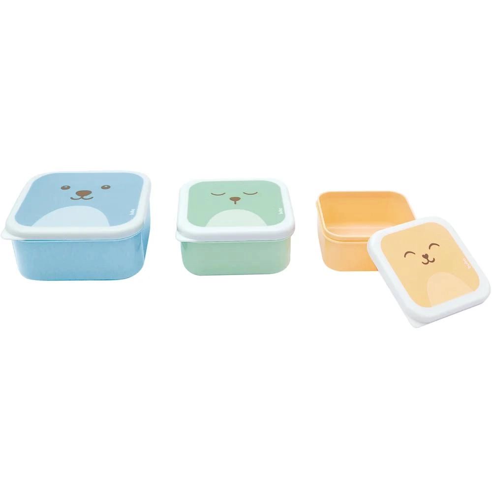 Kit 3 Potinhos Gumy Buba- Azul