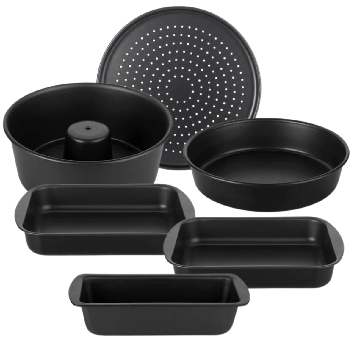 Kit 6 Assadeiras/Formas Antiaderente Multiflon