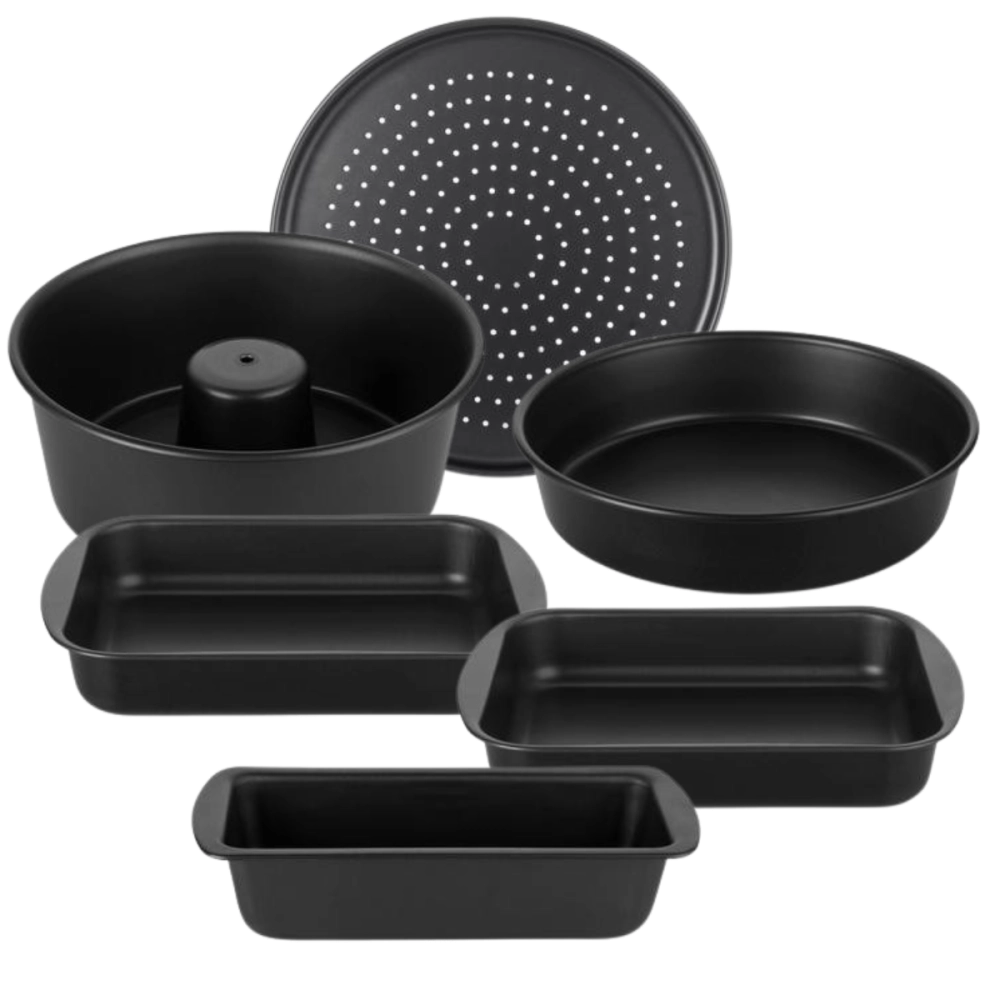 Kit 6 Assadeiras/Formas Antiaderente Multiflon