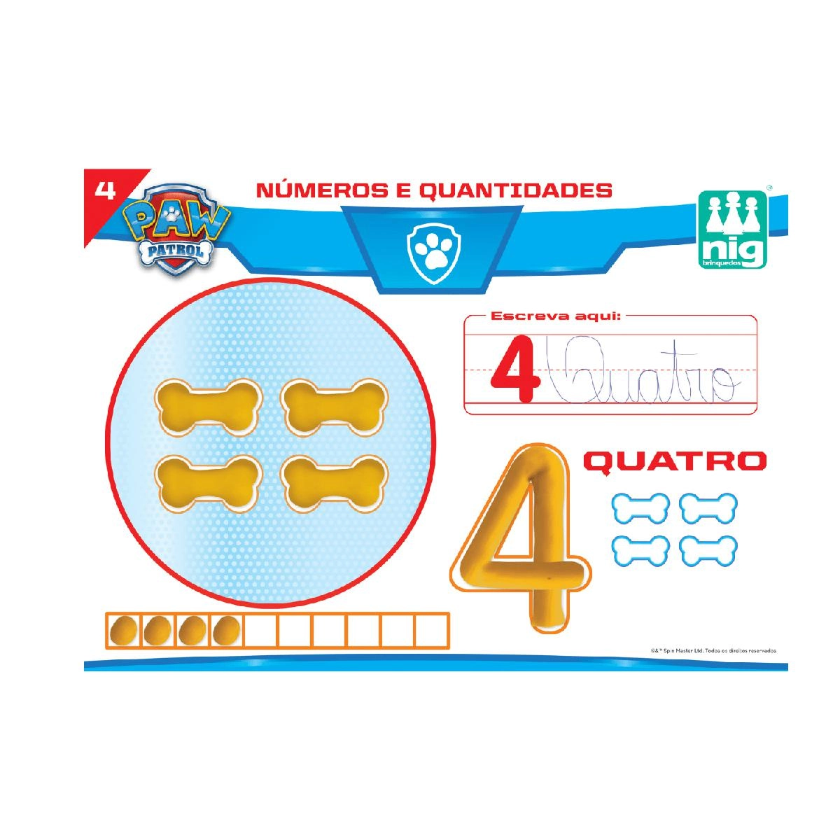 Kit Atividades Patrulha Canina Nig