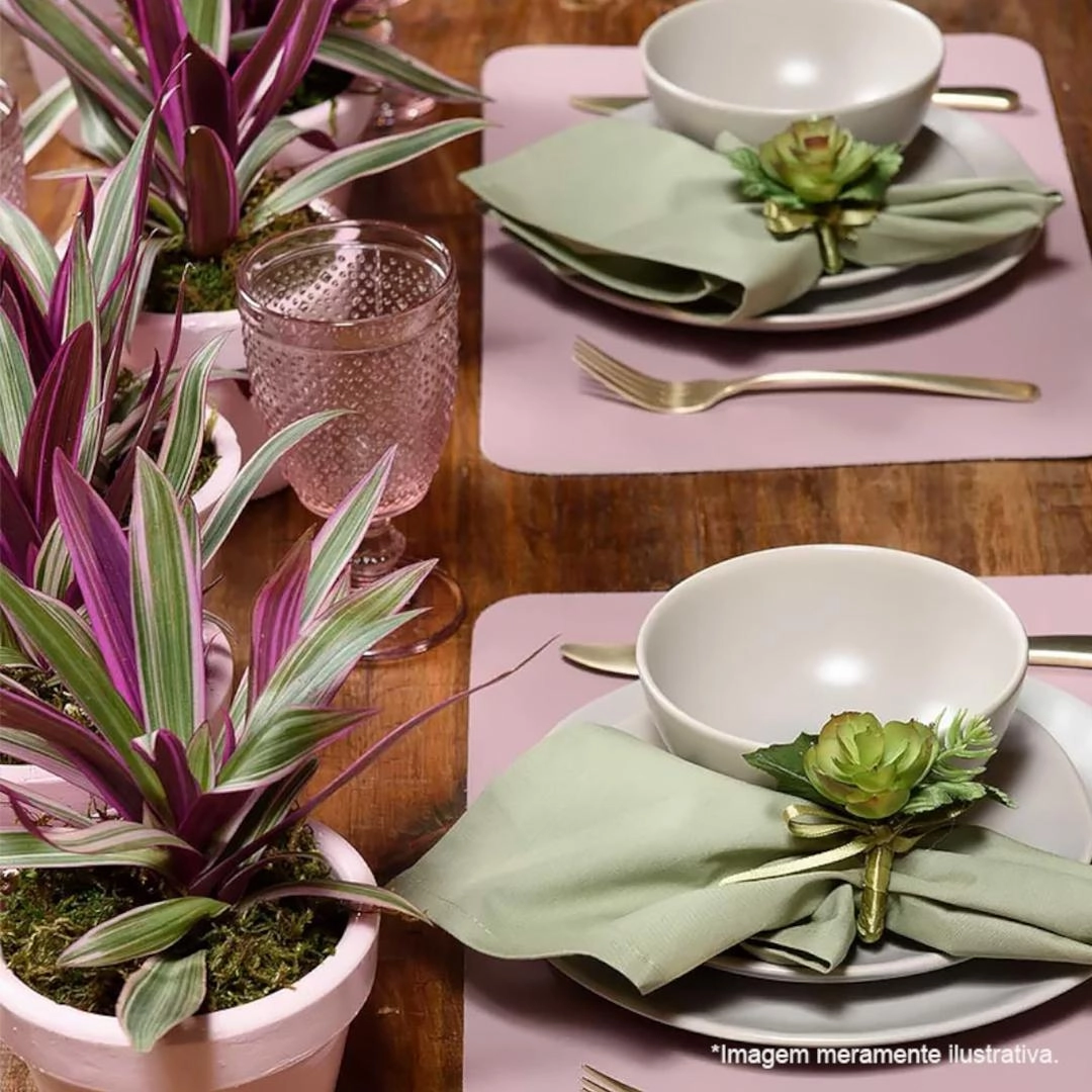 KIT GUARDANAPO HOME 4PCS SALVIA 202236 COPA E CIA