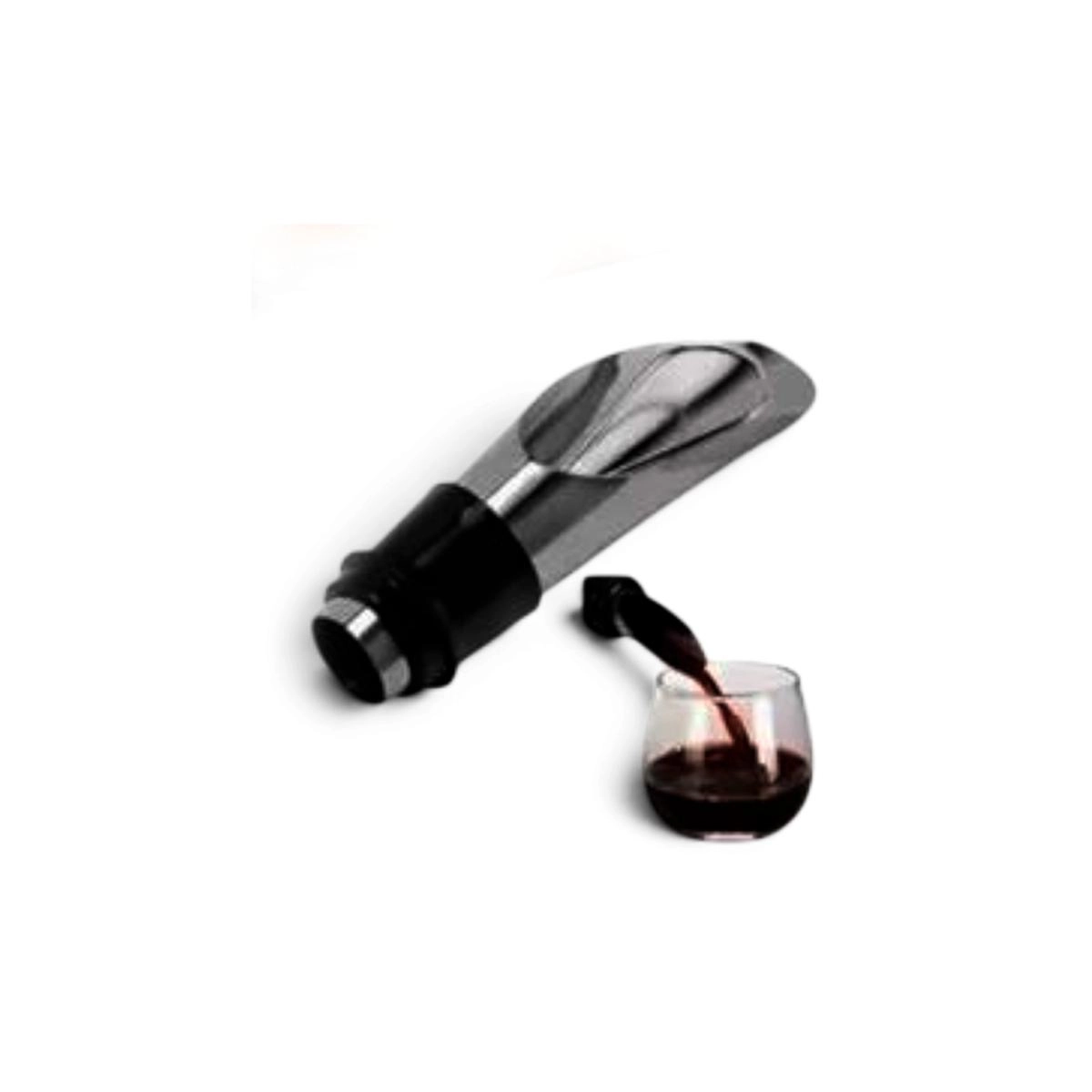 Kit para vinho com suporte de bambu 7 peças - Wellmix