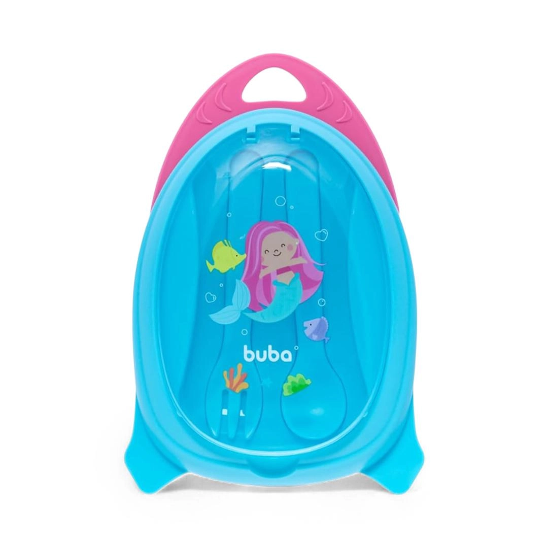 Kit Refeicao Aventuras Sereia C/ Talheres Buba