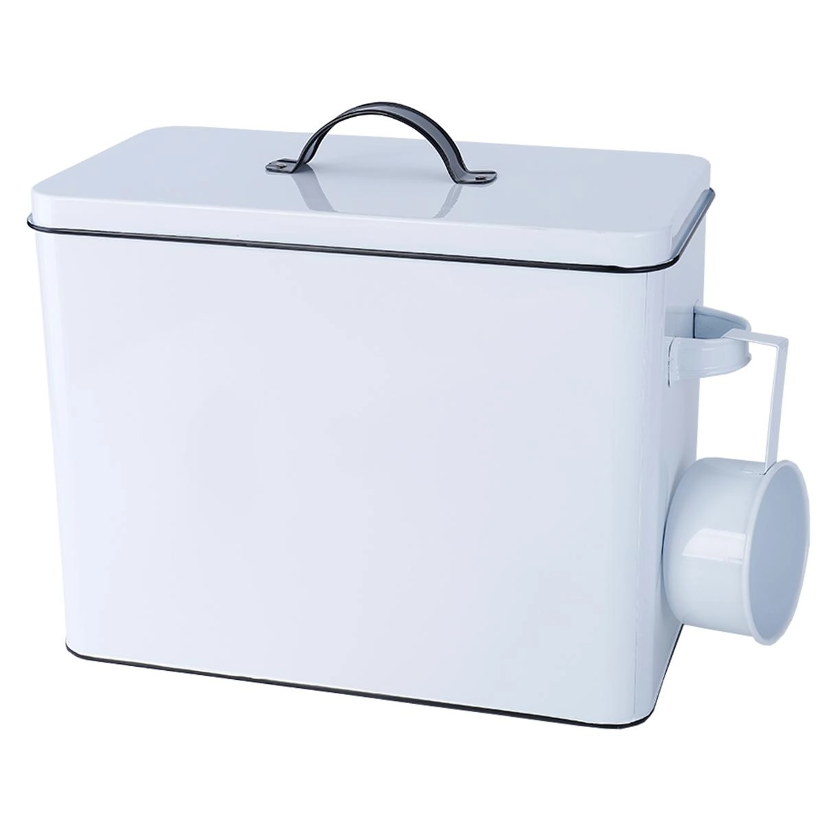 LATA PORTA RACAO D1616 DOG FOOD 33X18X26CM METAL DOLCE HOME