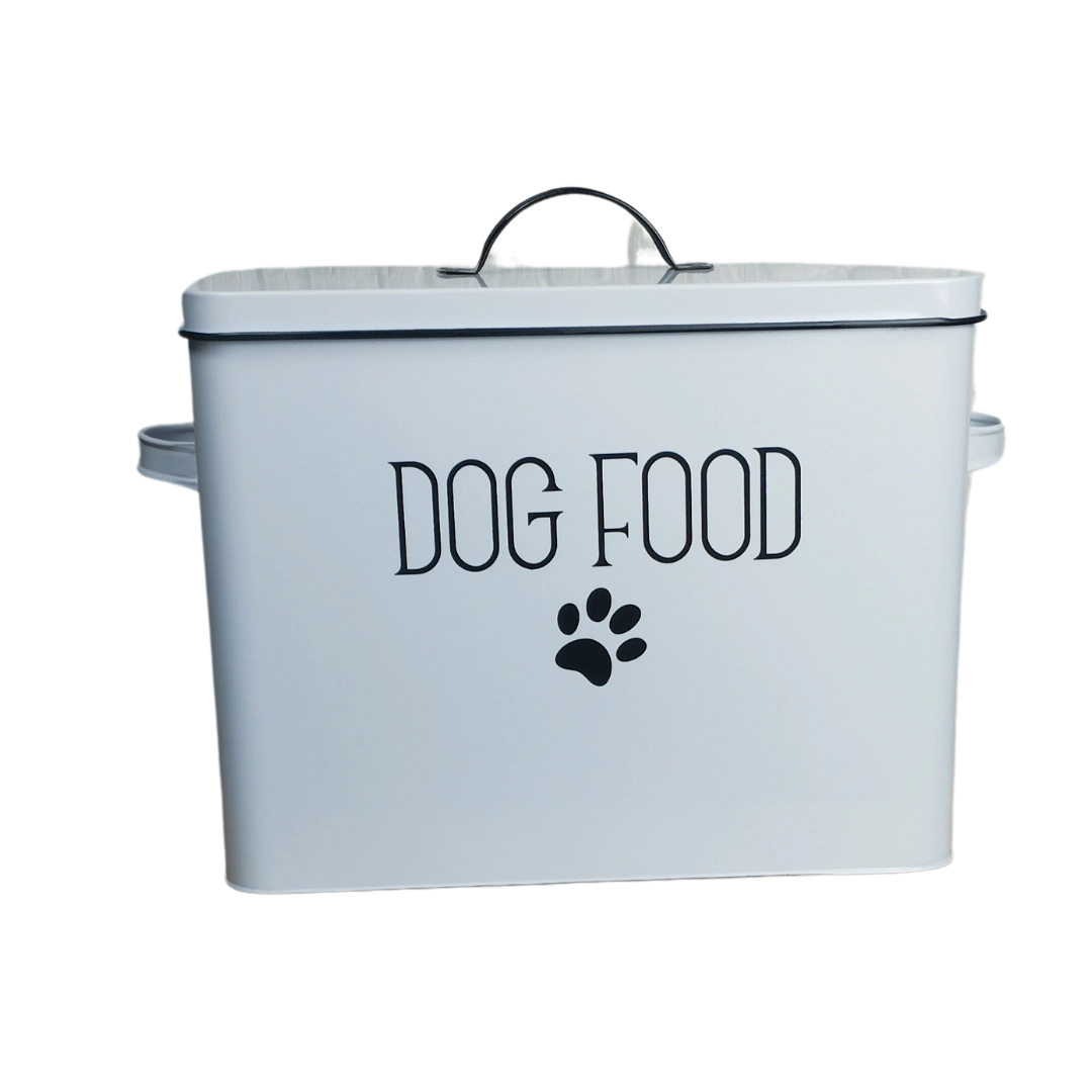 LATA PORTA RACAO D1616 DOG FOOD 33X18X26CM METAL DOLCE HOME