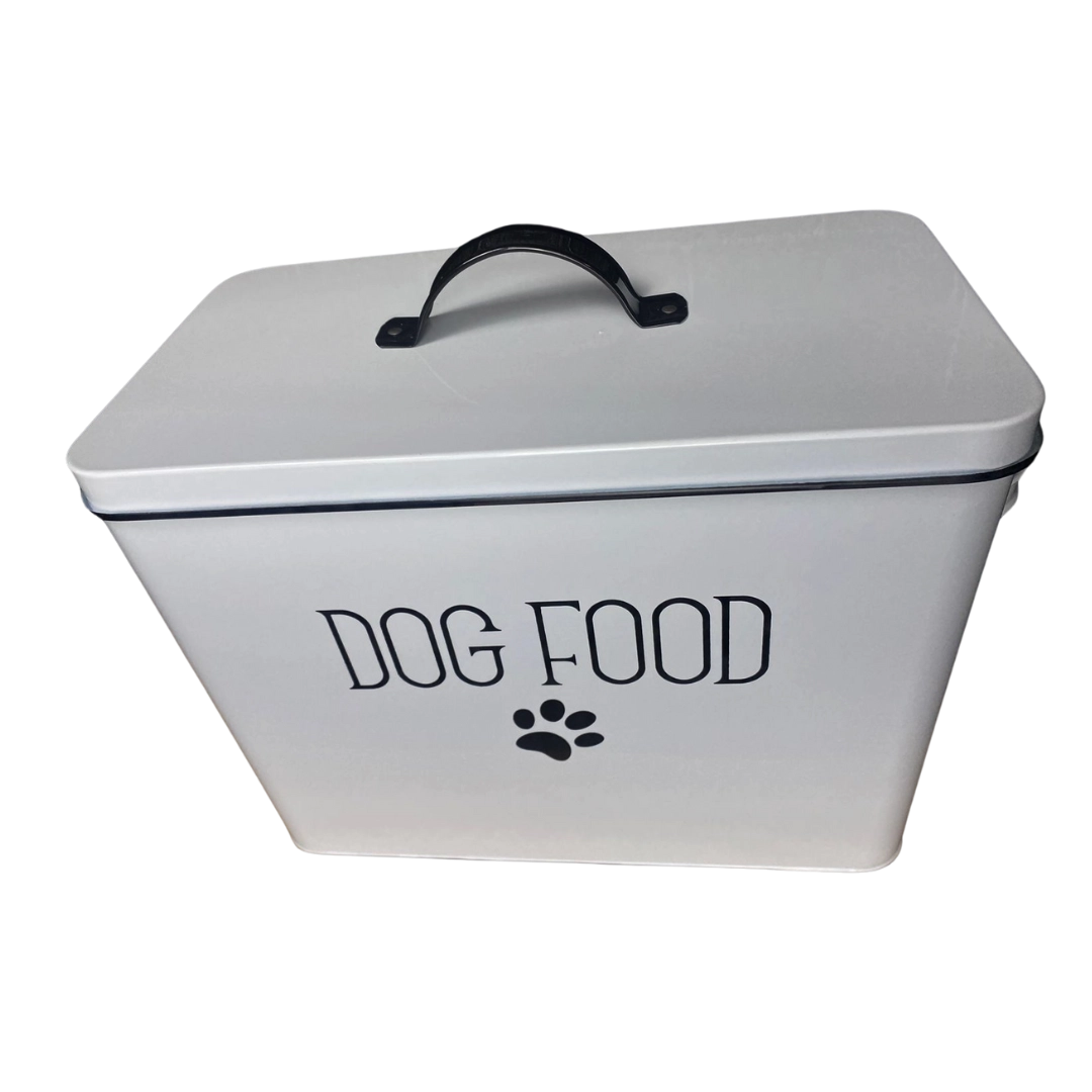 LATA PORTA RACAO D1616 DOG FOOD 33X18X26CM METAL DOLCE HOME