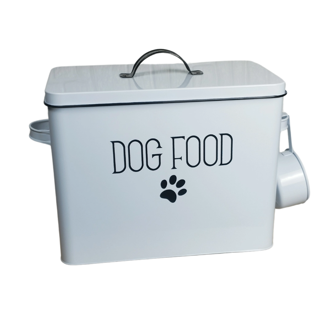 LATA PORTA RACAO D1616 DOG FOOD 33X18X26CM METAL DOLCE HOME