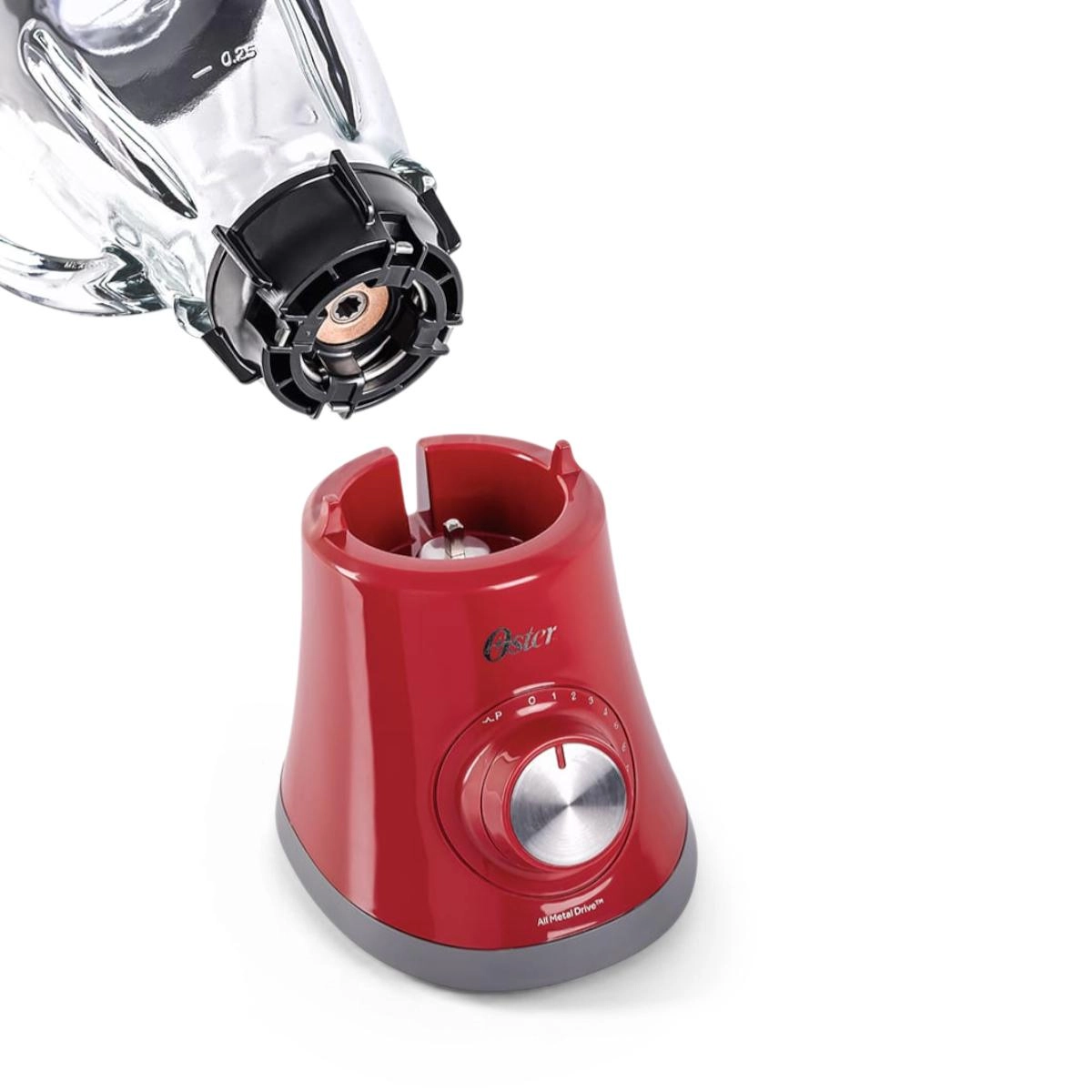 Liquidificador Super Chef 8 Velocidades 220 V Oster - Vermelho