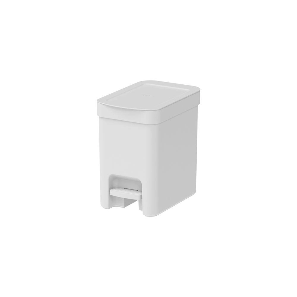 Lixeira Pedal Trium 6 Litros Fechado Martiplast Ou - Branco