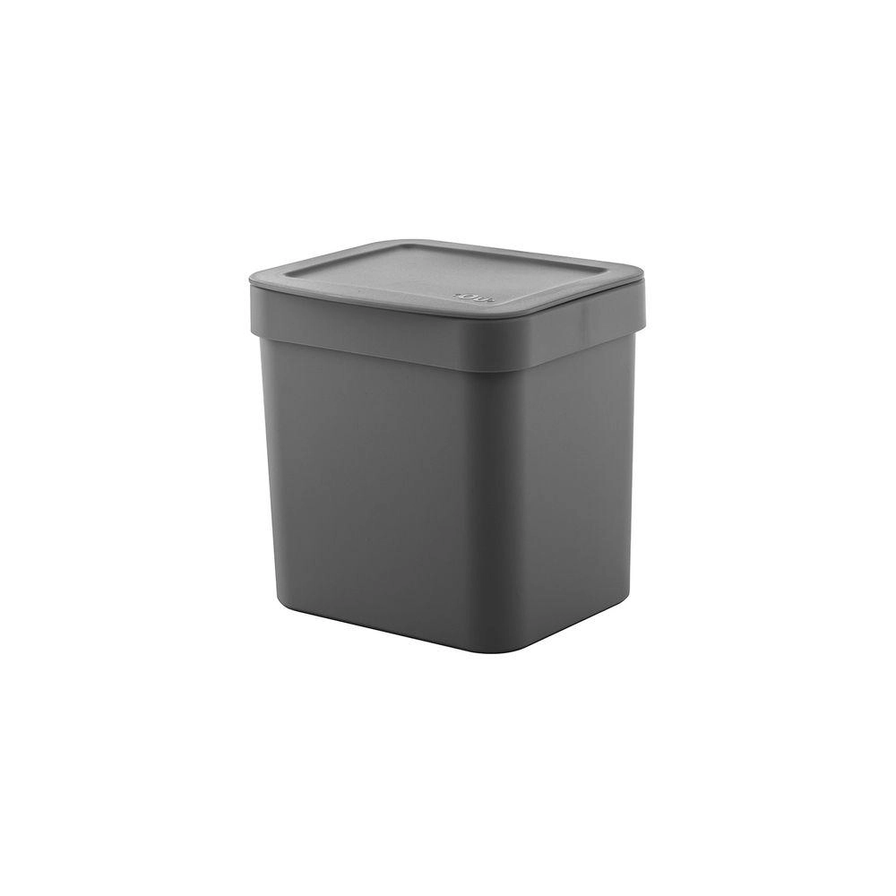 Lixeira Trium 2,5 Litros Martiplast Ou - Chumbo 