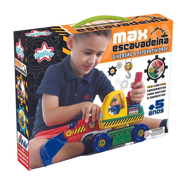 MAX ESCAVADEIRA MONTA E DESMONTA 312ME BIG STAR