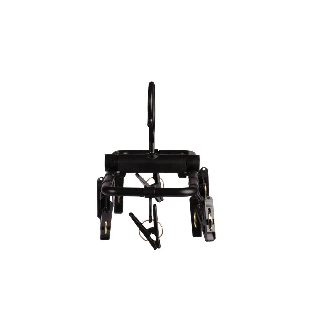 MINI VARAL MULTIUSO 6132 DOBRAVEL C/ 12 PRENDEDORES PRETO MOR