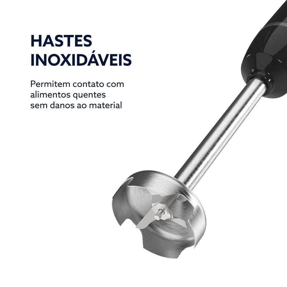 Mixer de mão preto 500 W 220 V - Oster