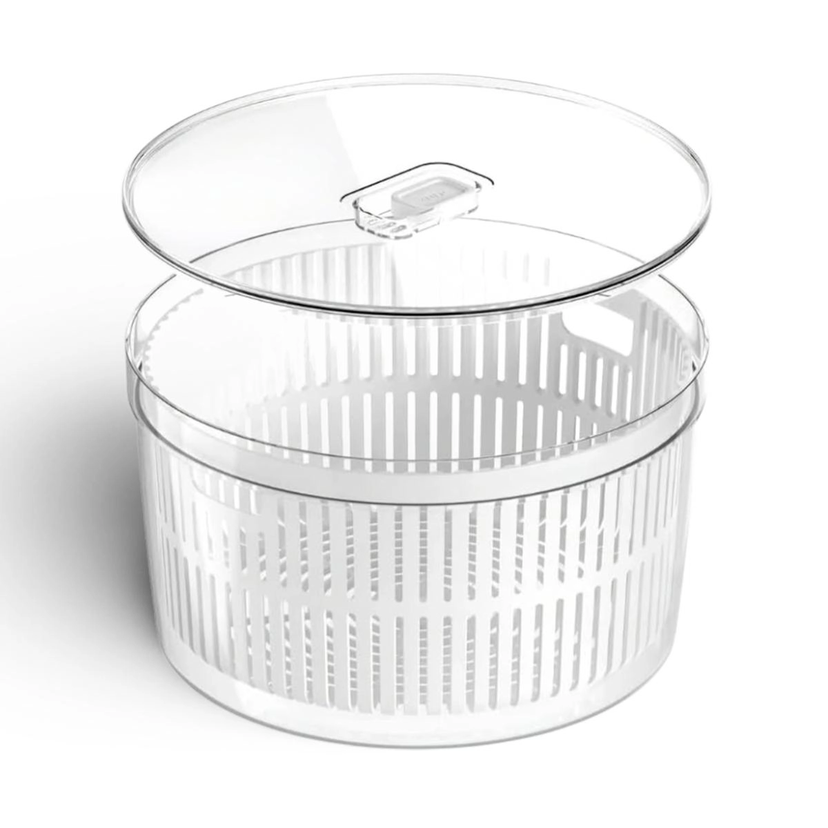 Organizador C/ Cesto Fresh Clear 5,5lts Martiplast Ou- Natural