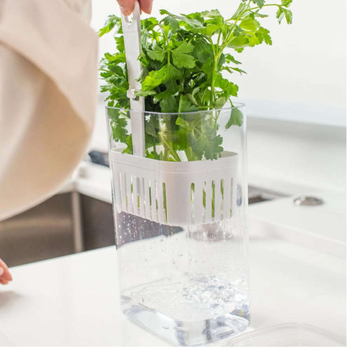 Organizador de Temperos Clear Fresh 2,3 Litros Martiplast Ou - Natural 