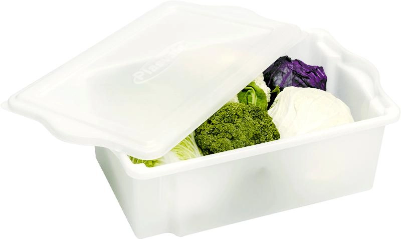 Organizador Empilhável 24,5 Litros com Tampa Natural Plasvale