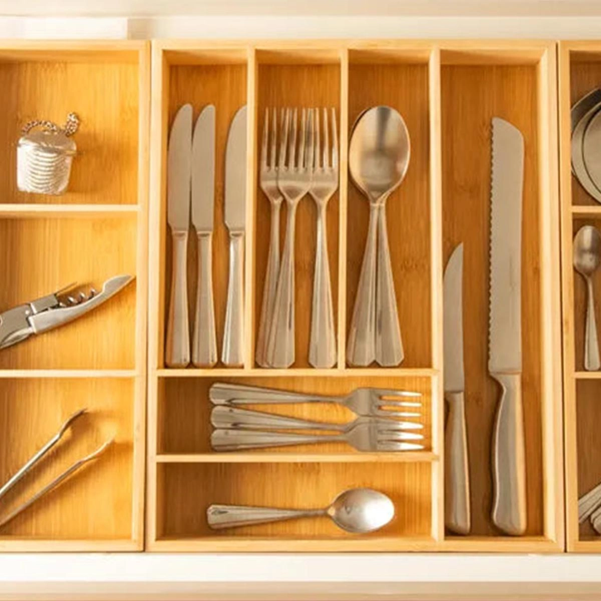 Organizador Talheres Keep Bambu Martiplast Ou