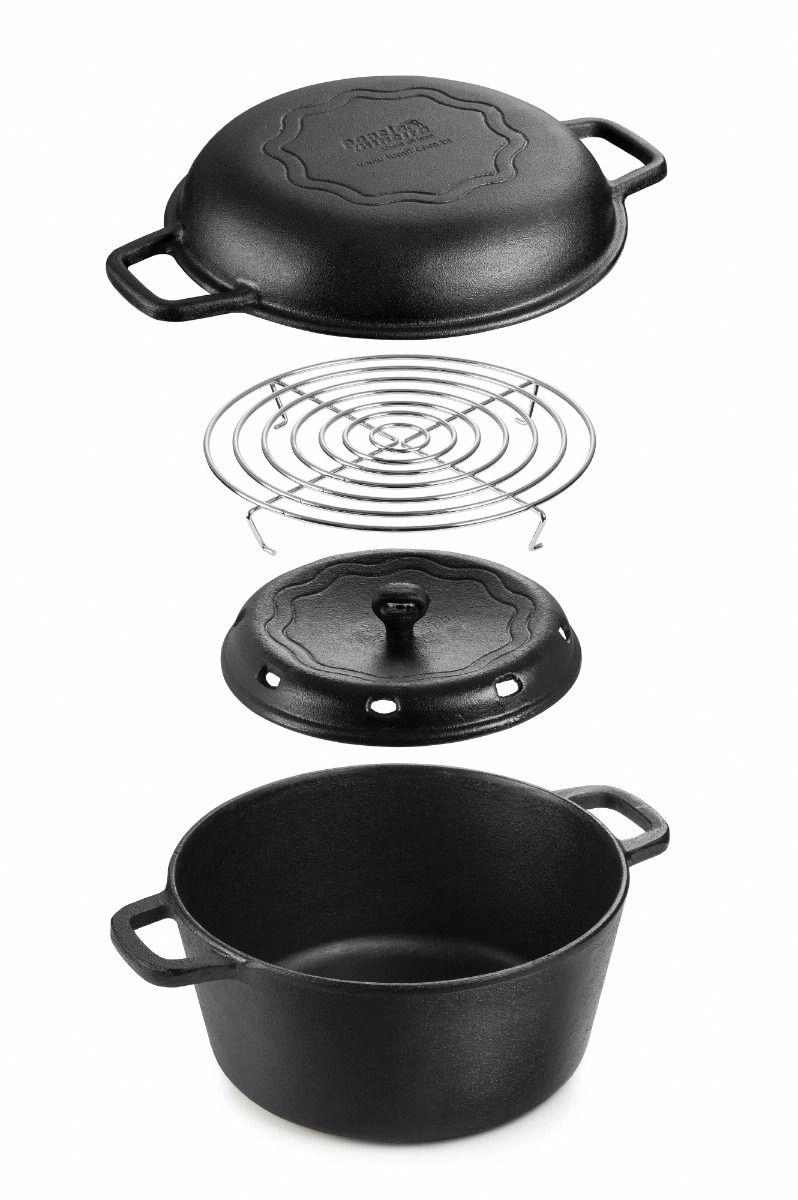 Panela Defumação 4 Peças 20 cm Fumil